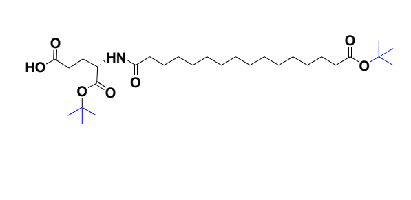 生物学稳定溶液 C16-OtBu-Glu-OtBu