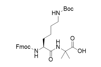 Fmoc-Lys(Boc)-Aib-OH