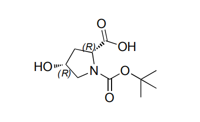  (2R,4R)-N-Boc-4-hydroxypyrrolidine-2-carboxylic acid 