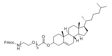 Fmoc-NH-PEG8-Chol 