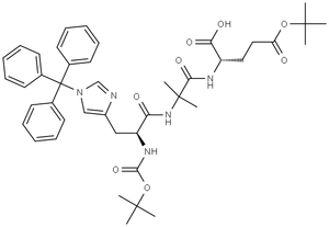 Boc-His(Trt)-Aib-Glu(OtBu)-OH