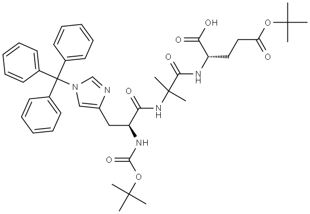 Boc-His(Trt)-Aib-Glu(OtBu)-OH
