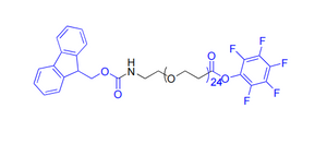 FMOC-N-amido- PEG24-PFP-ester
