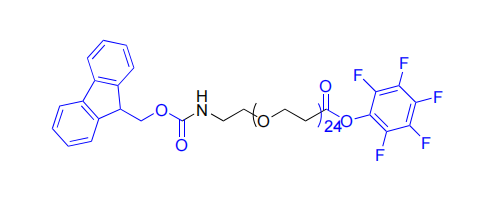 FMOC-N-amido- PEG24-PFP-ester