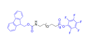 FMOC-N-amido- PEG8-PFP-ester