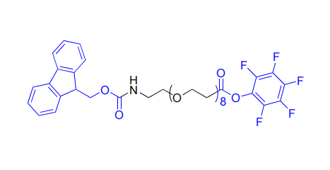 FMOC-N-amido- PEG8-PFP-ester