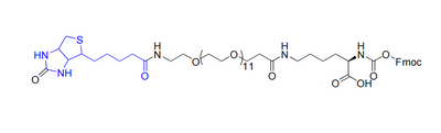 Fmoc-Lys (biotin-PEG12)-OH