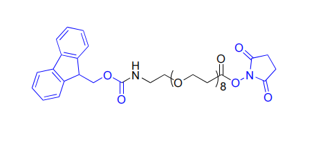 Fmoc-NH-PEG8-NHS ester