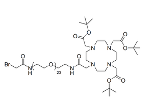 DOTA tris(TBE)-amido-PEG23-bromoacetamide