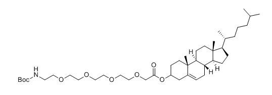 Boc-NH-PEG4-Chol