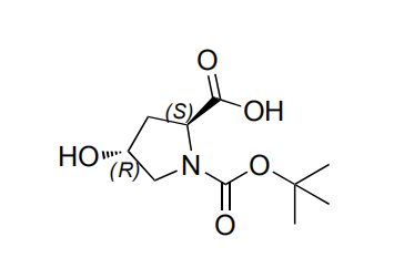 (2S,4R)-1-(tert-Butoxycarbonyl)-4-hydroxypyrrolidine-2-carboxylic acid