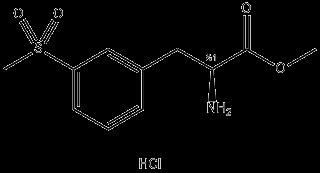 (S)-2-氨基-3-甲砜基-苯丙酸甲酯盐酸盐 L型