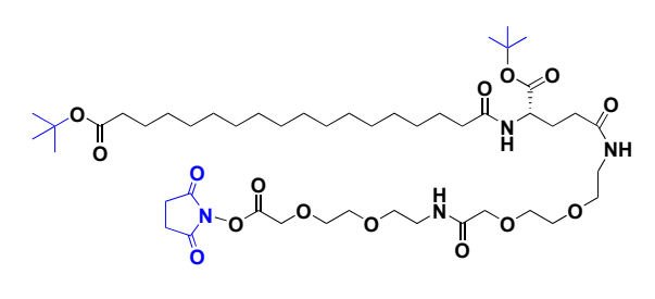 tBuO-Ste-Glu(OtBu)-AEEA-AEEA-OSU