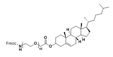 Fmoc-NH-PEG10-Chol 
