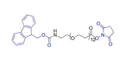 Fmoc-NH-PEG12-NHS ester