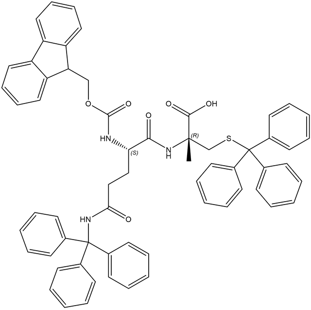 Fmoc-Gln(Trt)-α-Me-Cys(Trt)-OH