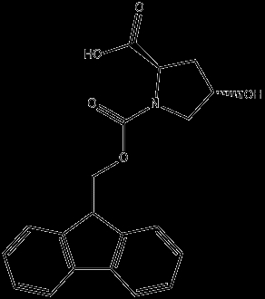 N-Fmoc-反式-4-羟基-D-脯氨酸