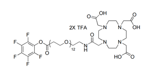  DOTA-tris(acid)-amido-PEG12-PFP ester