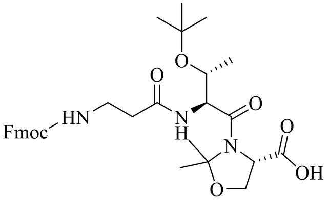 Fmoc-β-Ala-Thr(tBu)-Ser[Psi(Me,Me)pro]-OH