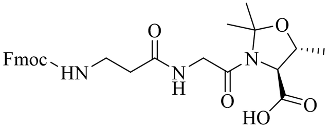 Fmoc-β-Ala-Gly-Thr(Psi(Me,Me)pro)-OH