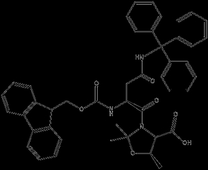 Fmoc-Asn(Trt)-Thr(Psi(Me,Me)Pro)-OH