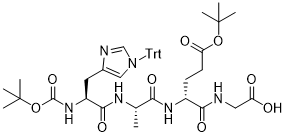 Boc-L-His(Trt)-L-Ala-D-Glu(Otbu)-Gly-OH