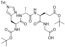 Boc-L-His(Trt)-D-Ala-L-Glu(Otbu)-Gly-OH