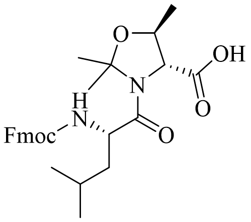 Fmoc-Leu-D-Thr[Psi(Me,Me)Pro]-OH