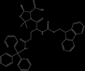 Fmoc-Gln(Trt)-Thr(Psi(Me,Me)Pro)-OH 