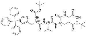 Boc-His(Trt)-Val-Glu(OtBu)-Gly-OH