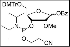 5-O-DMTr-1-O-Bz-2-O-Me-ribofuranose-3-CE-Phosphoramidite