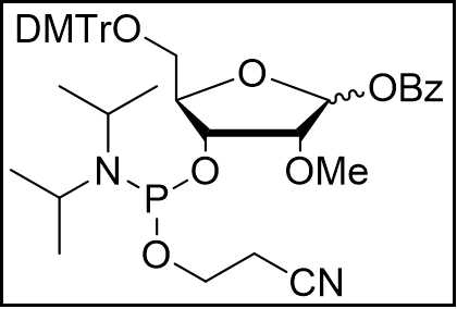 5-O-DMTr-1-O-Bz-2-O-Me-ribofuranose-3-CE-Phosphoramidite