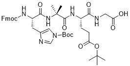 Fmoc-His(Boc)-Aib-Glu(OtBu)-Gly