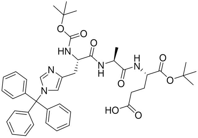 Boc-His(Trt)-Ala-Glu(OtBu)-OH