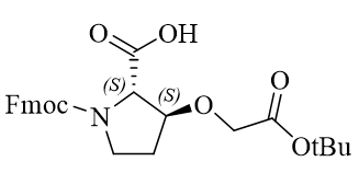 (2S,3S)-1-(((9H-fluoren-9-yl)methoxy) carbonyl)-3-(2-(tert-butoxy)-2-oxoethoxy) pyrrolidine-2-carboxylic acid