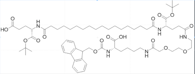 Fmoc-Lys[C20-OtBu-γ-Glu(OtBu)-AEEA]-OH