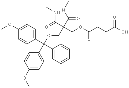 3-ODMTr-2,2-(dicarboxymethylamido)propyl-1-O-succinate