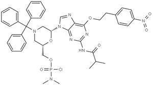 O(6)-NPE-N(2)-iBu protected G PMO Monomer