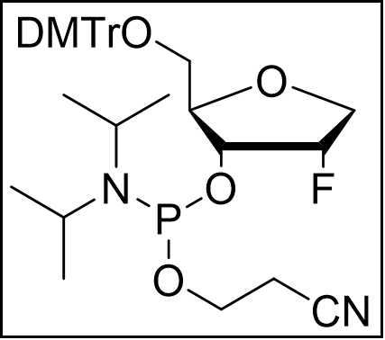 5-DMTr-2-F-1, 2-dideoxyribose-3-CE-Phosphoramidite