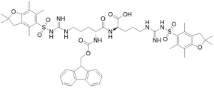 Fmoc-D-Arg(Pbf)-D-Arg(Pbf)-OH