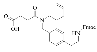 4-((4-(2-((((9H-fluoren-9-yl)methoxy)carbonyl)amino)ethyl)benzyl)(pent-4-en-1-yl)amino)-4-oxobutanoic acid