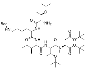 H-Thr(tBu)-Lys(Boc)-Ile-Thr(tBu)-Asp(OtBu)-OtBu