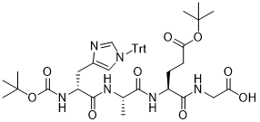 Boc-D-His(Trt)-L-Ala-L-Glu(OtBu)-Gly-OH