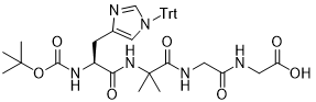 Boc-His(Trt)-Aib-Gly-Gly-OH