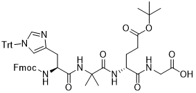 Fmoc-His(Trt)-Aib-Glu(OtBu)-Gly-OH